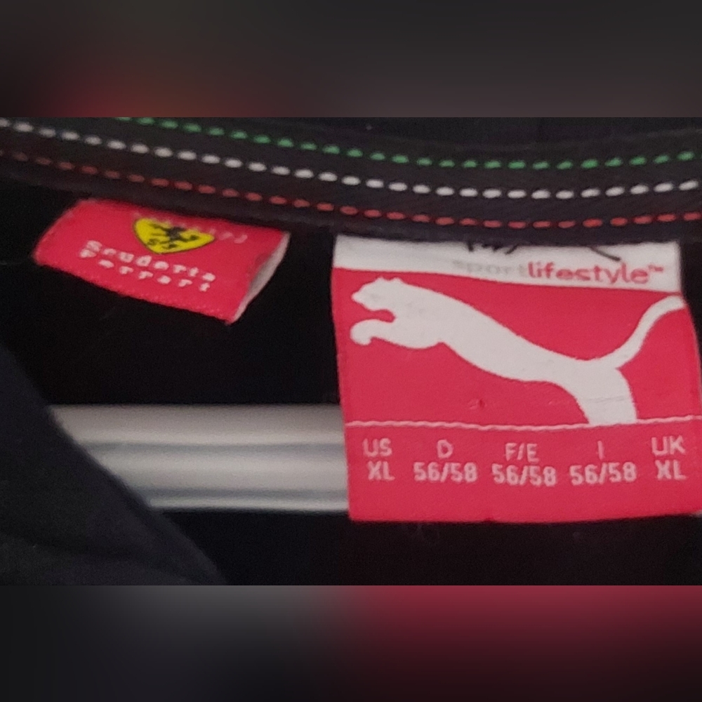 Puma Men's Ferrari SF Race Hooded Sweat Jacket. - Picture 6 of 6